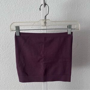 Urban outfitters out from under longline tube top burgundy/purple/mauve